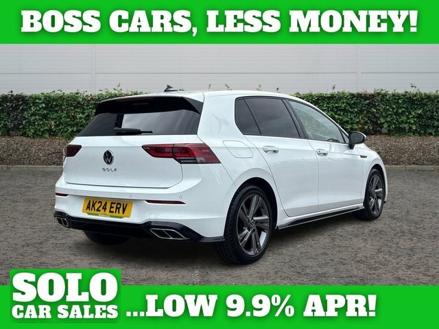 Volkswagen Golf 1.5 Tsi R-line Hatchback Euro 6 AK24ERV White #3