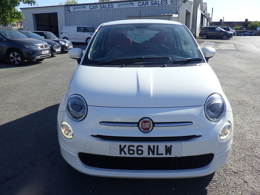 Fiat 500 Popular Star White