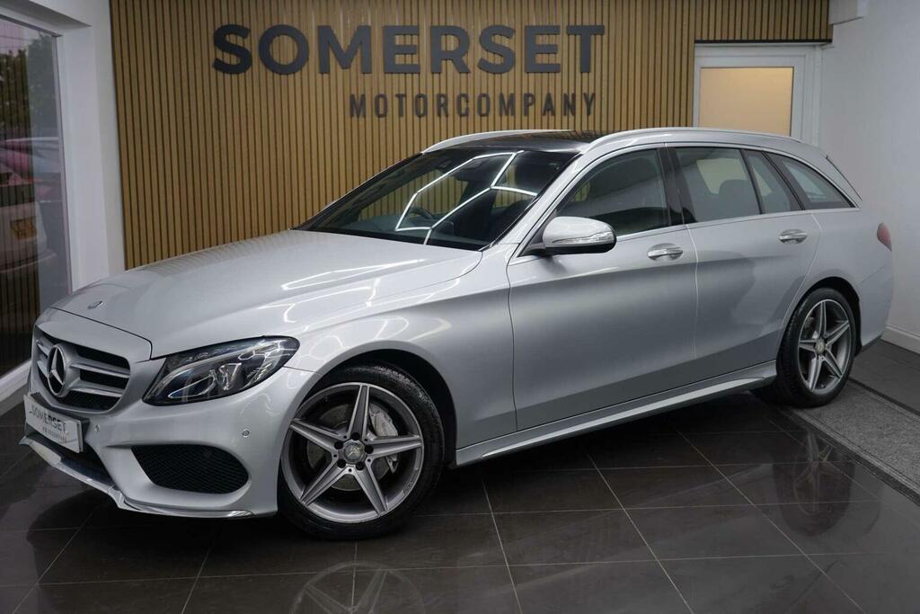 Mercedes-Benz C Class Estate 2.1 C220 Bluetec Amg Line G-tronic Euro 6 Silver