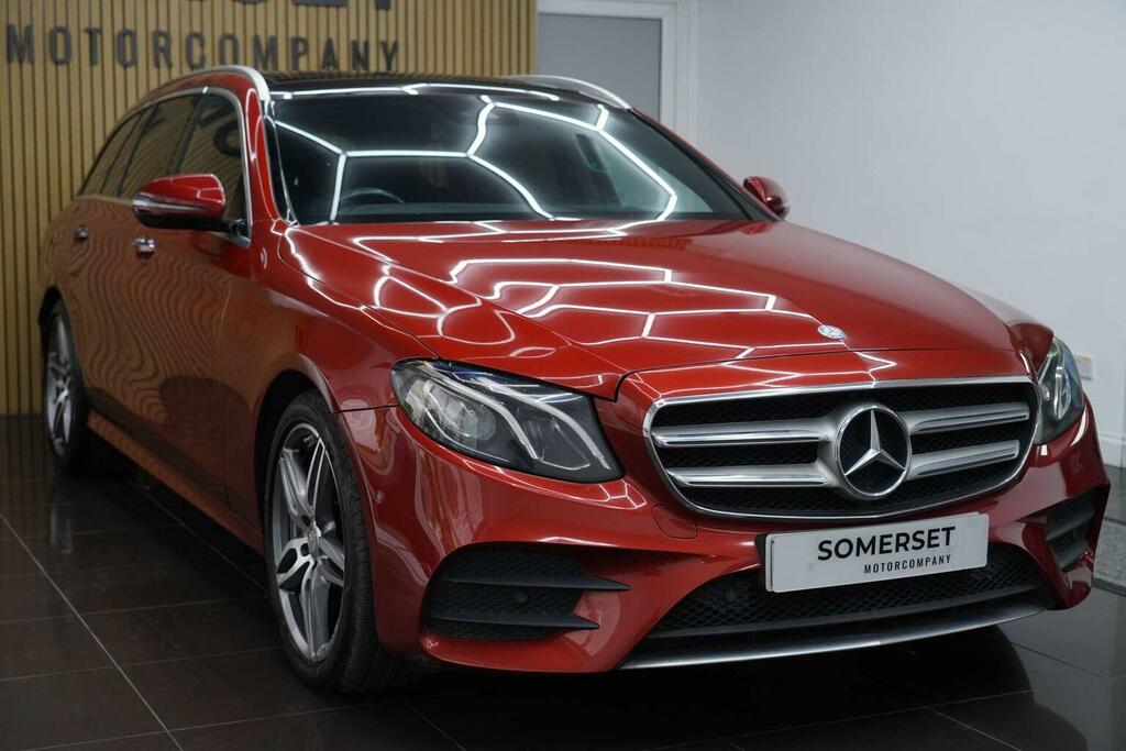 Mercedes-Benz E Class Estate 2.0 E220d Amg Line Premium G-tronic Euro KR66RJY Red #6