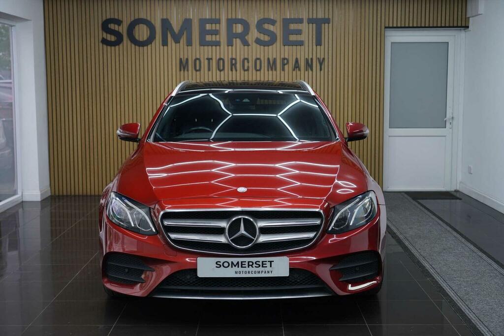 Mercedes-Benz E Class Estate 2.0 E220d Amg Line Premium G-tronic Euro KR66RJY Red #3