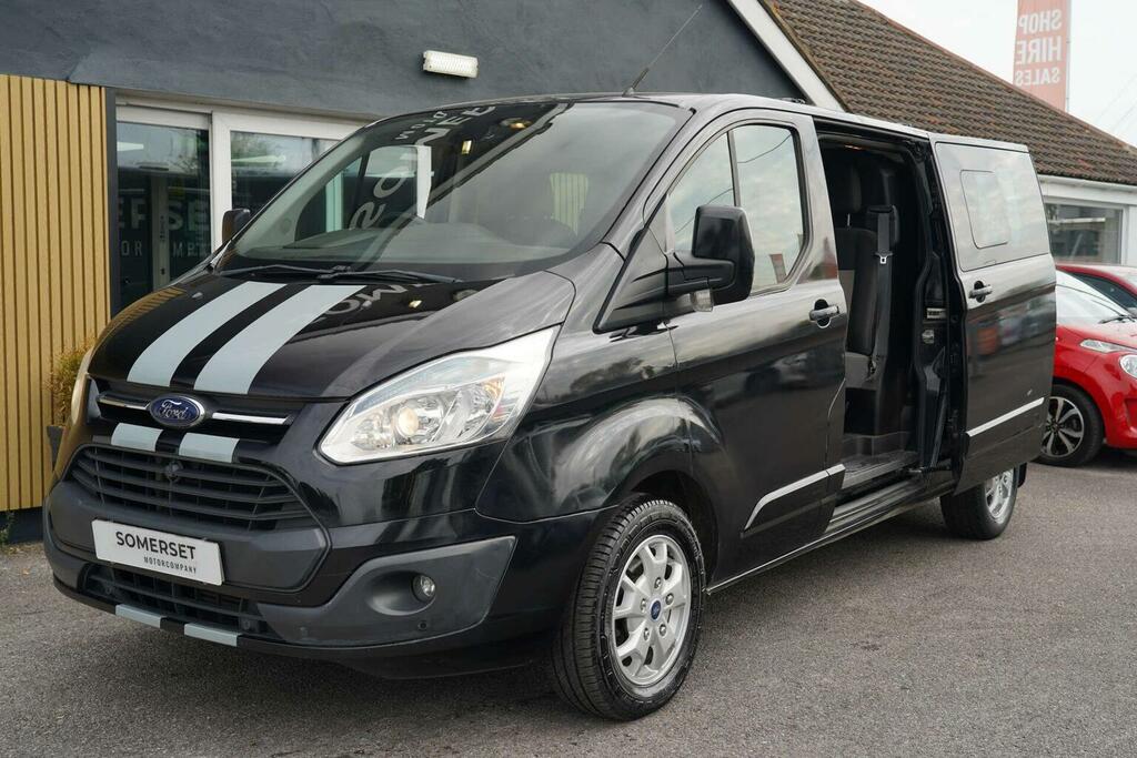 Ford Transit Custom Panel Van 2.2 Tdci 290 Limited L2 H1 201313 LP13LAA Black #6