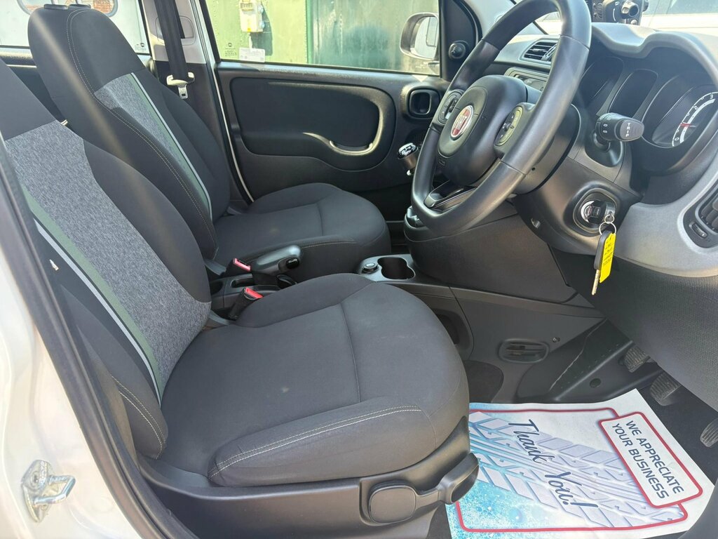 Fiat Panda 1.2 Waze Hatchback Euro 6 Ss LK68JFY White #2