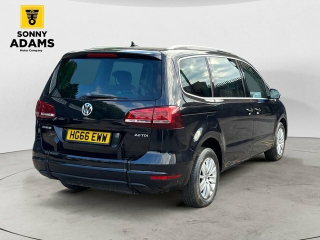 Volkswagen Sharan 2.0 Tdi Bluemotion Tech Se Nav Mpv Dsg Black #4