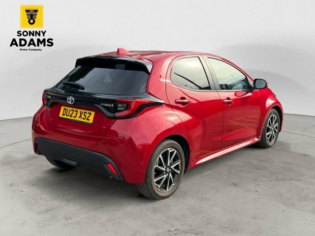 Toyota Yaris 1.5 Vvt-h Design Hatchback Hybrid E-cvt DU23XSZ Red #4