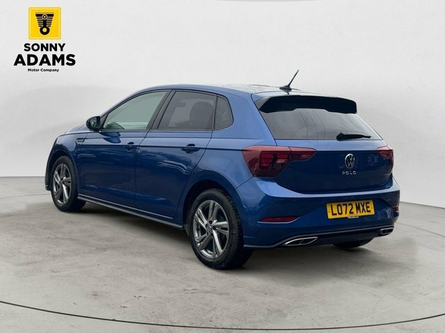Volkswagen Polo 1.0 Tsi R-line Hatchback Euro 6 LO72MXE Blue #6