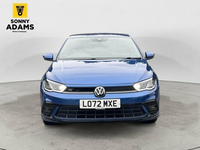 Volkswagen Polo 1.0 Tsi R-line Hatchback Euro 6 LO72MXE Blue #2