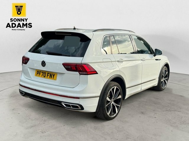 Volkswagen Tiguan 2.0 Tdi R-line Suv Dsg 4Motion Euro 6 PF70FNY White #4