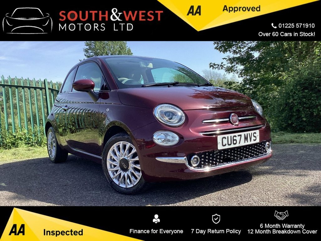 Fiat 500 1.2L Lounge Red