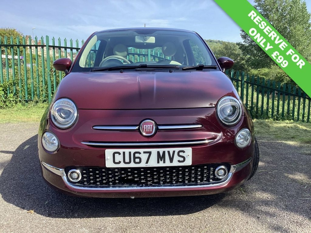 Fiat 500 1.2L Lounge CU67MVS Red #2