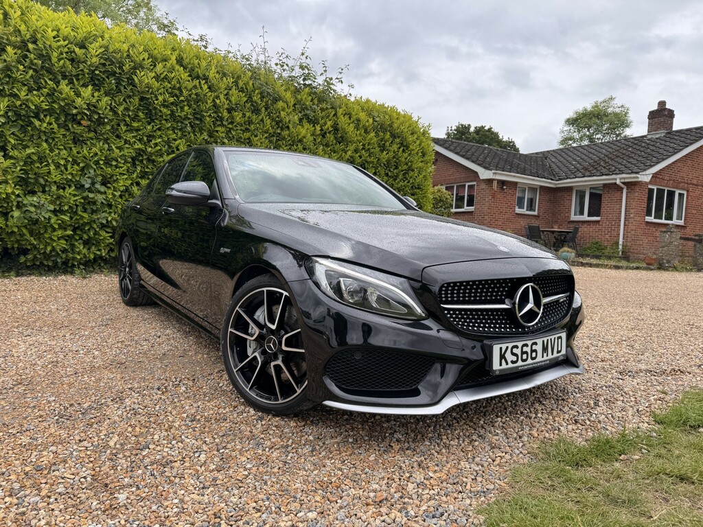 Mercedes-Benz C Class Saloon 3.0 C43 V6 Amg 201666 KS66MVD Black #2