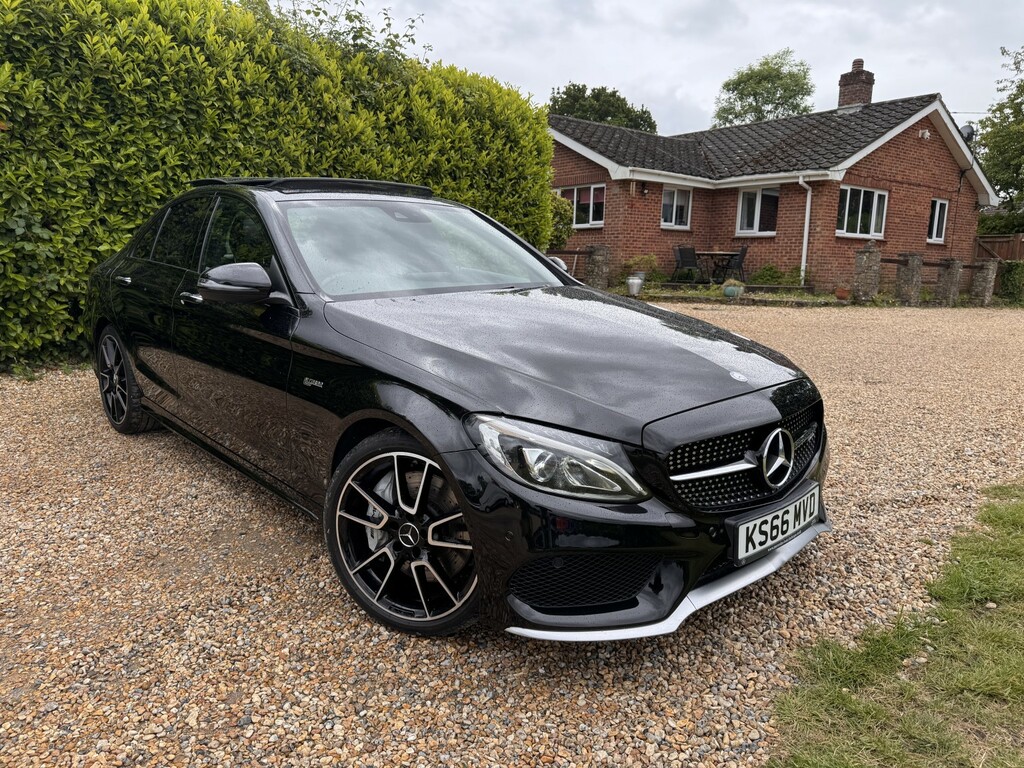 Mercedes-Benz C Class Saloon 3.0 C43 V6 Amg 201666 KS66MVD Black #3