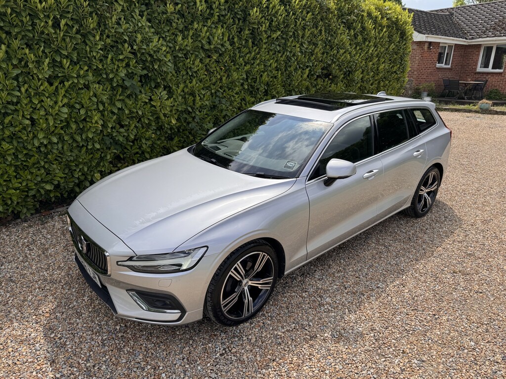 Volvo V60 Estate 2.0 Inscription Pro D3 201868 KX68YJR Silver #6