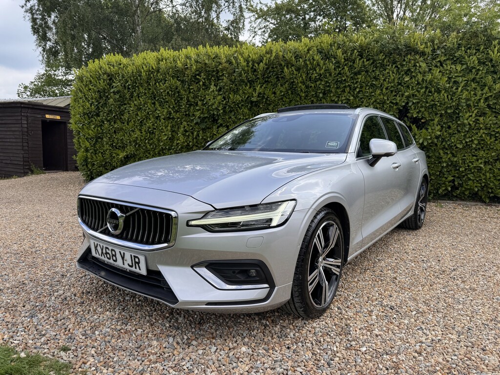 Volvo V60 Estate 2.0 Inscription Pro D3 201868 KX68YJR Silver #4