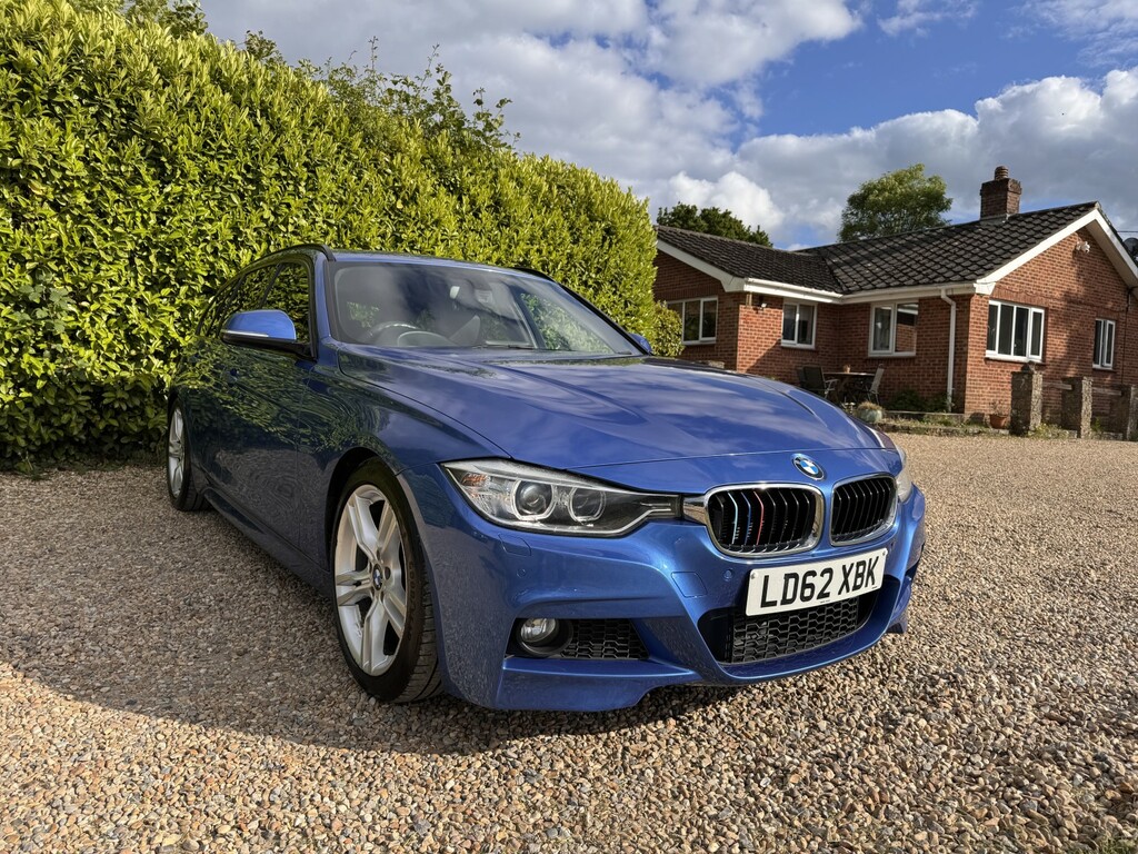 BMW 3 Series Estate 2.0 320D M Sport Touring 201262 LD62XBK Blue #2