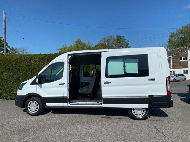 Ford Transit Custom 350 Trend L3 H2 Double Cab Crew Van 6 Seater 2.0 E LJ24YVD White #5