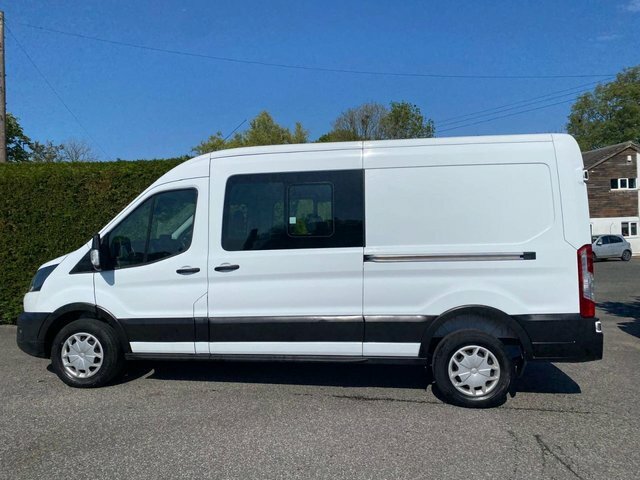 Ford Transit Custom 350 Trend L3 H2 Double Cab Crew Van 6 Seater 2.0 E LJ24YVD White #4
