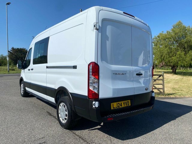 Ford Transit Custom 350 Trend L3 H2 Double Cab Crew Van 6 Seater 2.0 E LJ24YVD White #6