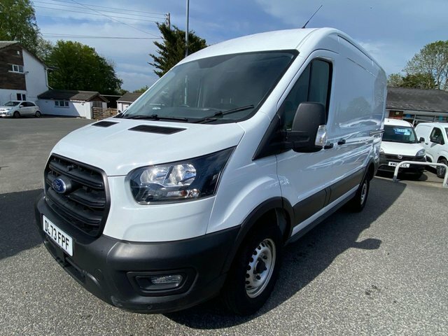 Ford Transit Custom 350 Leader L2 H2 Mwb Medium High Rwd Air Con In DL73FPF White #2