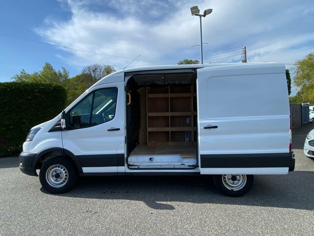 Ford Transit Custom 350 Leader L2 H2 Mwb Medium High Rwd Air Con In DL73FPF White #4