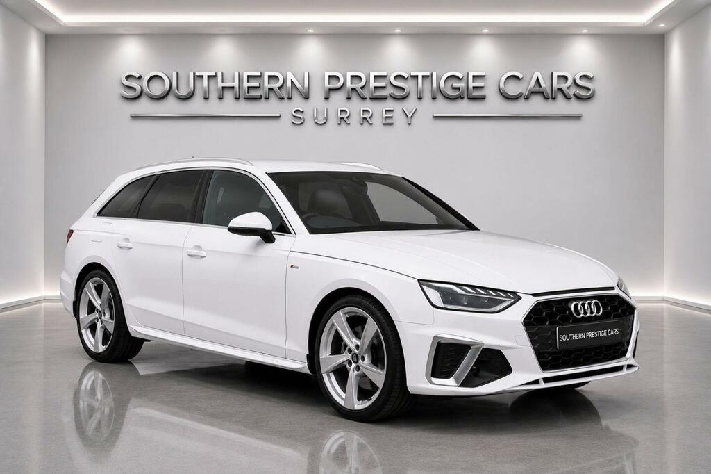 Audi A4 Avant 2.0 Tfsi 35 S Line S Tronic Euro 6 Ss White