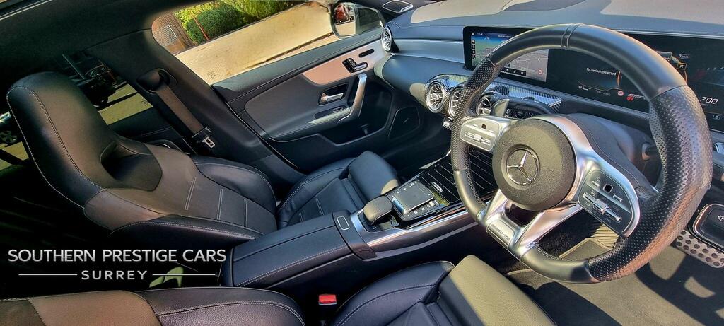 Mercedes-Benz CLA Class 2.0 Cla35 Amg Premium Plus Coupe 7G-dct 4Matic E  White #6