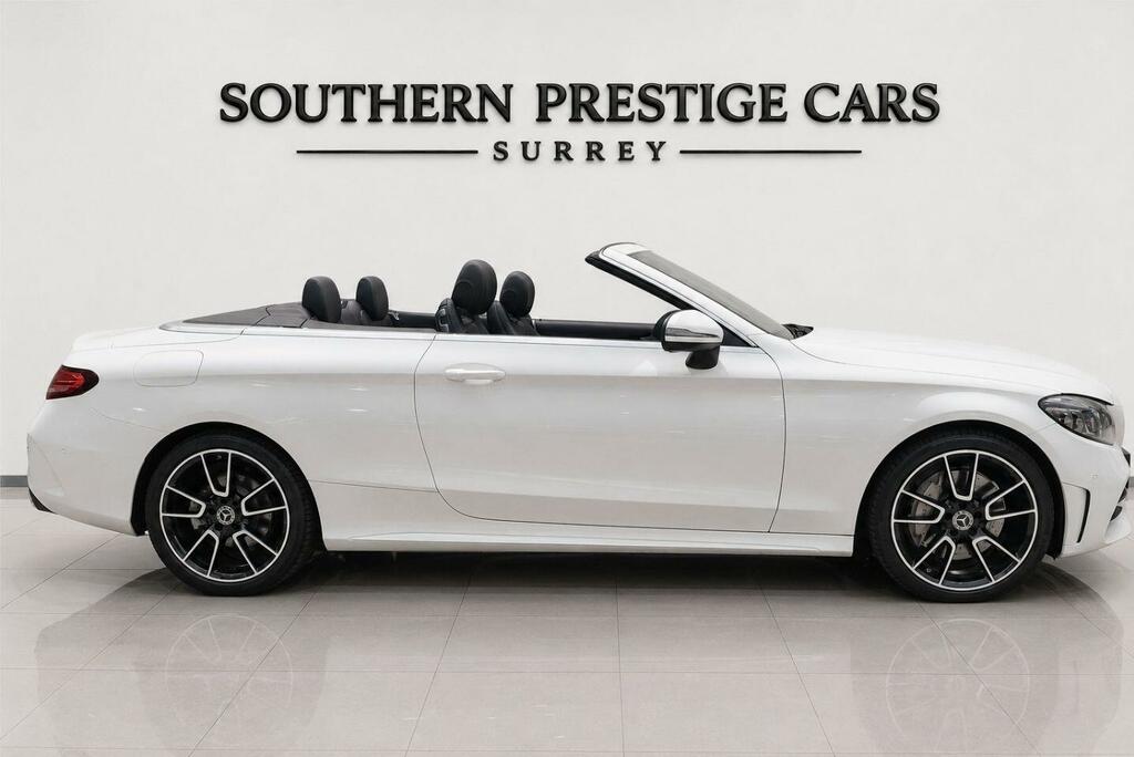 Mercedes-Benz C Class 2.0 C300 Amg Line Premium Cabriolet G-tronic Eu White