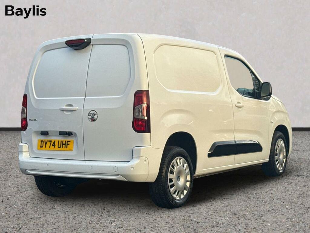 Vauxhall Combo Combo M Cargo 1.5 Turbo D 100Ps Pro H1 DY74UHF White #3