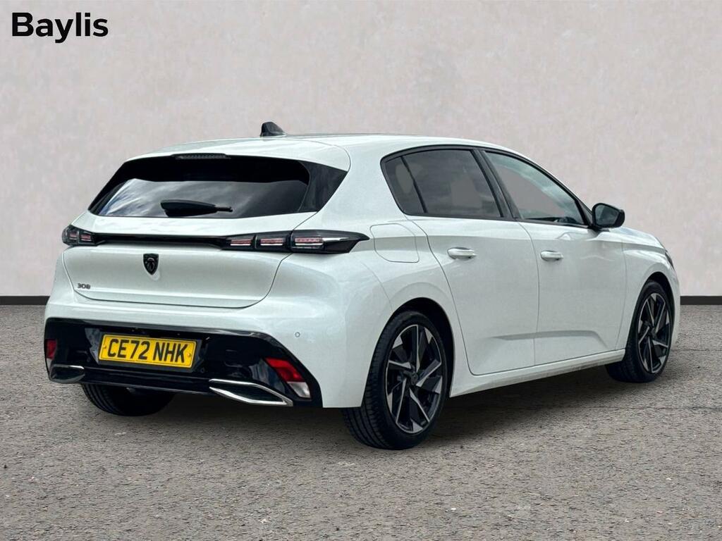 Peugeot 308 1.2 Puretech 130 Allure Premium Eat8 Digital CE72NHK White #2