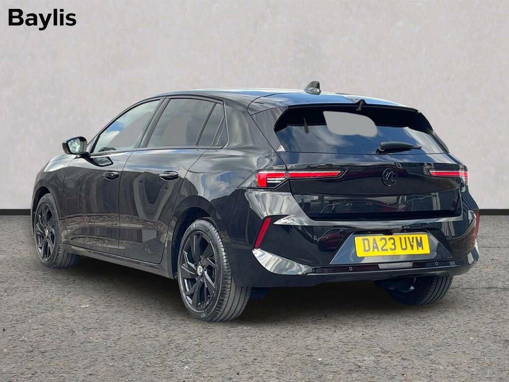Vauxhall Astra 1.2 Turbo 130 Gs DA23UVM Black #6