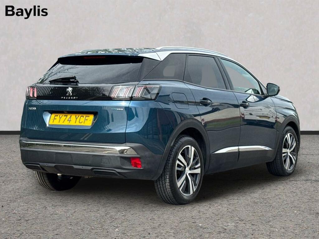 Peugeot 3008 1.6 Hybrid 180 Allure E-eat8 FY74YCF Blue #2