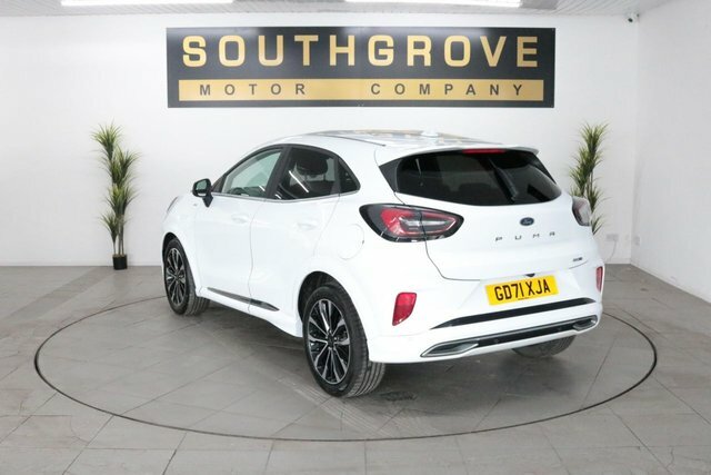 Ford Puma 1.0T Ecoboost Mhev St-line Vignale Suv GD71XJA White #3