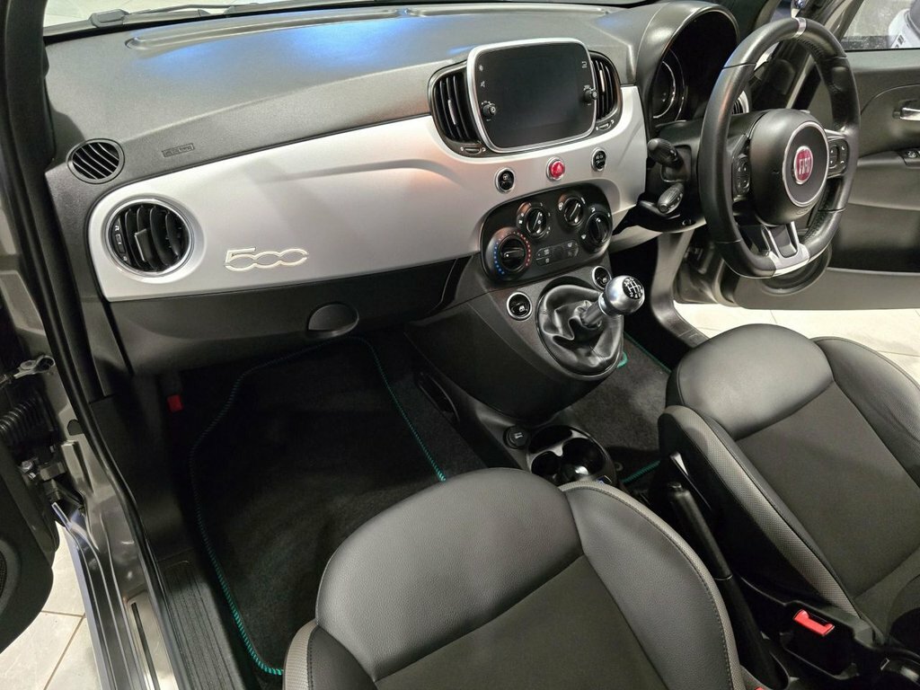 Fiat 500 1L Hey Google YN71HXF Grey #2