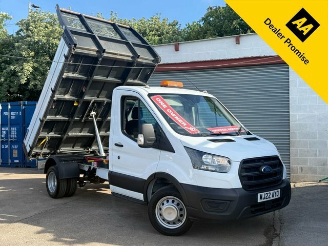 Ford Transit Custom 2.0 350 Ecoblue Hd Leader Tipper White