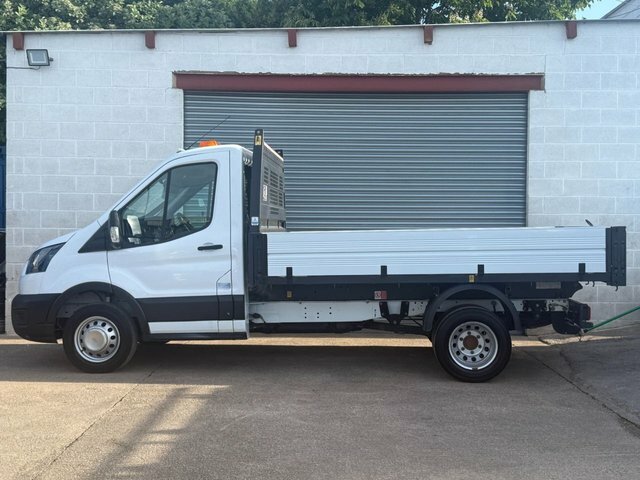 Ford Transit Custom 2.0 350 Ecoblue Hd Leader Tipper MJ22AYO White #3