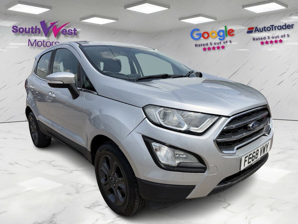 Ford Ecosport Suv 1.0 T Ecoboost Zetec 201868 Silver
