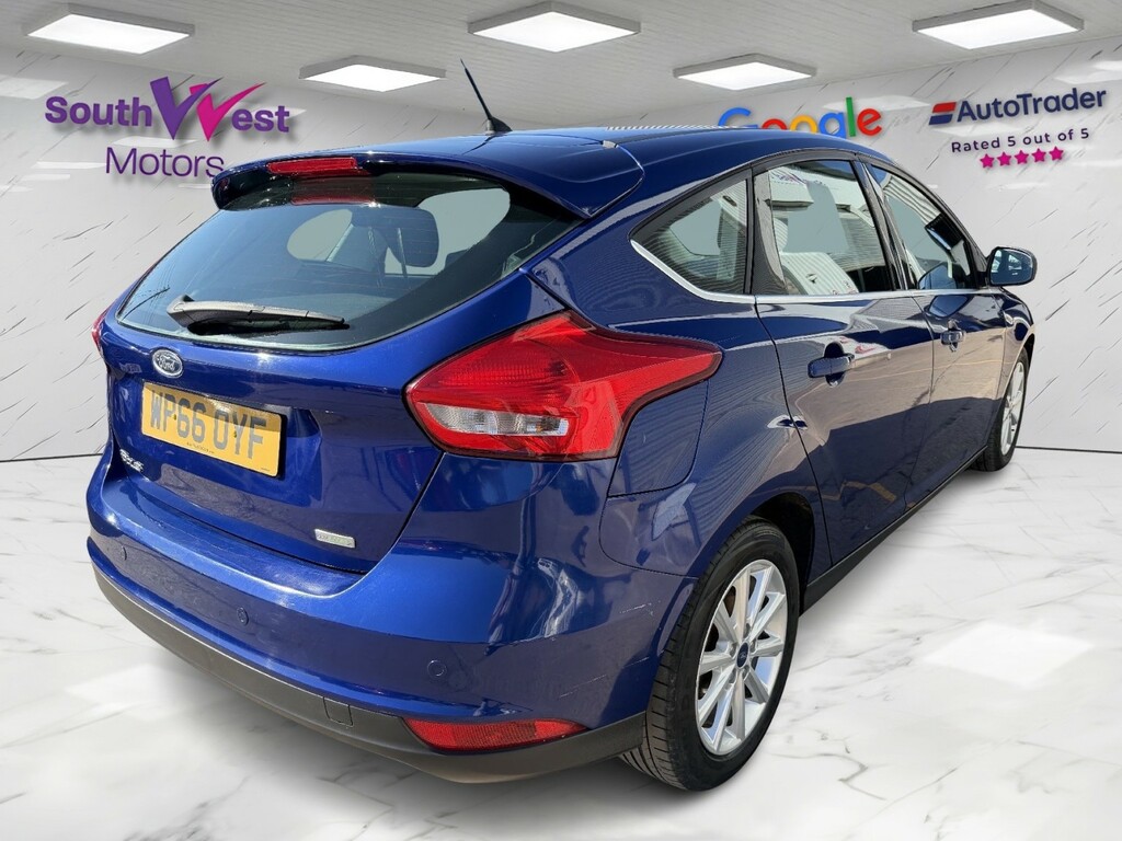 Ford Focus Hatchback 1.0 T Ecoboost Titanium 201666 WP66OYF Blue #5