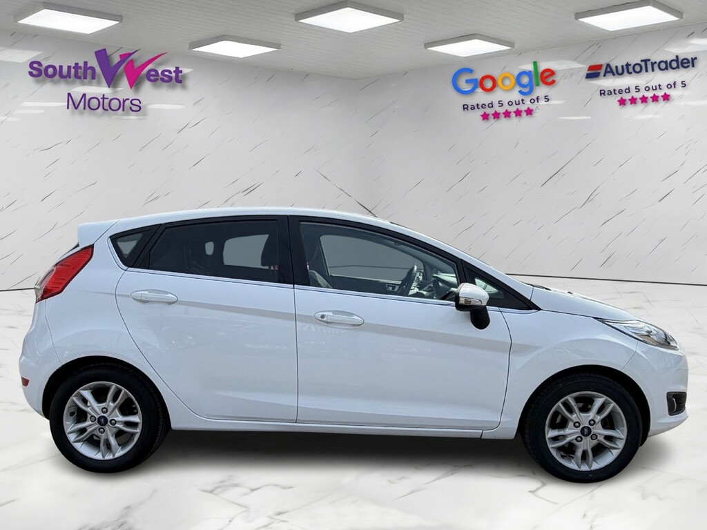 Ford Fiesta Hatchback 1.0 T Ecoboost Zetec 201616 MH16XTR White #3