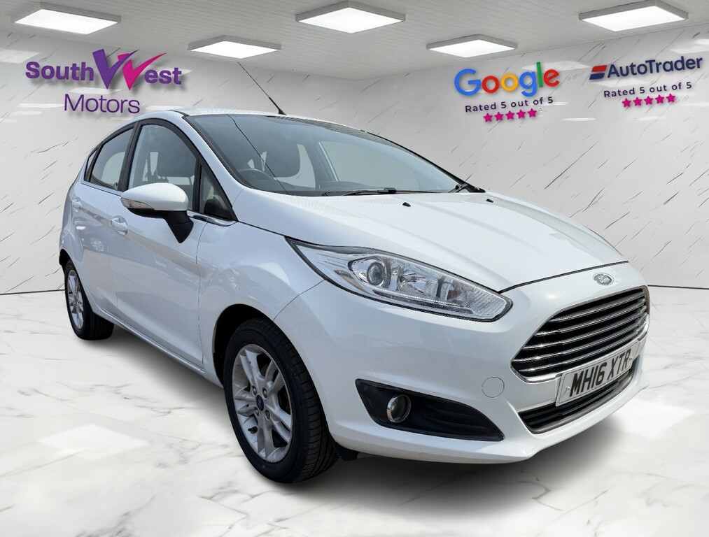 Ford Fiesta Hatchback 1.0 T Ecoboost Zetec 201616 White