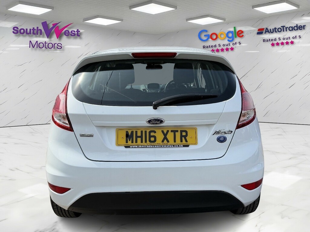Ford Fiesta Hatchback 1.0 T Ecoboost Zetec 201616 MH16XTR White #6