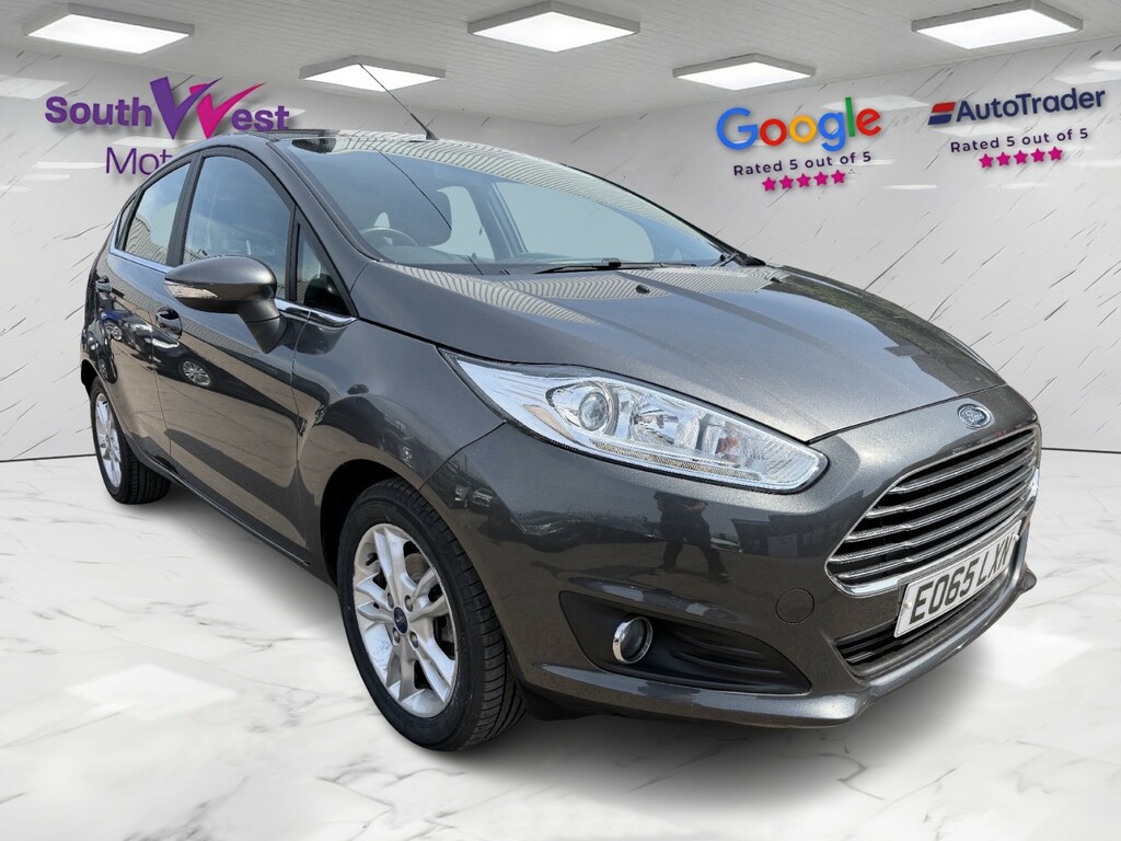 Ford Fiesta Hatchback 1.0 T Ecoboost Zetec 201565 Grey