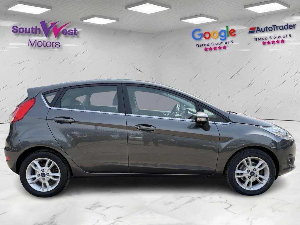Ford Fiesta Hatchback 1.0 T Ecoboost Zetec 201565 EO65LXN Grey #3