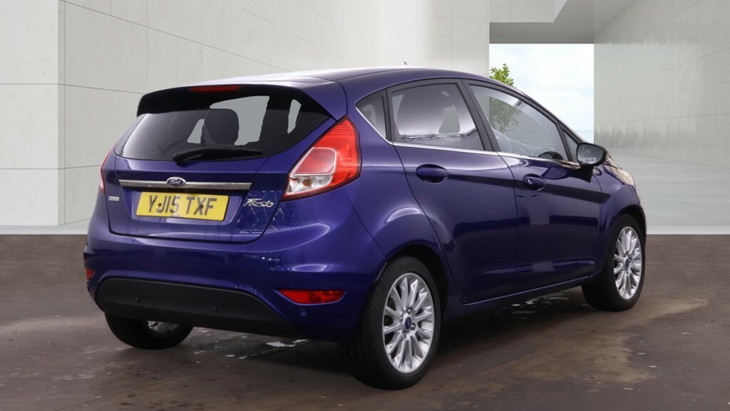 Ford Fiesta Hatchback 1.0 T Ecoboost Titanium X 201515 YJ15TXF Blue #4