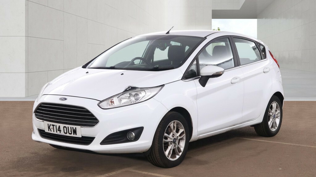 Ford Fiesta Hatchback 1.0 T Ecoboost Zetec 201414 KT14OUW White #2