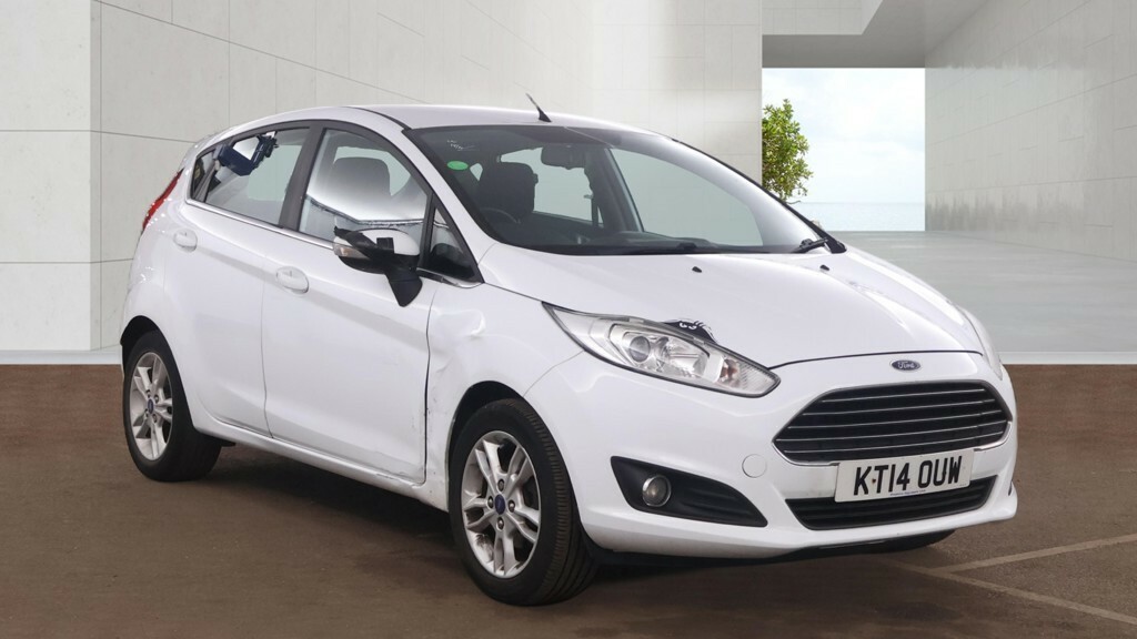 Ford Fiesta Hatchback 1.0 T Ecoboost Zetec 201414 White
