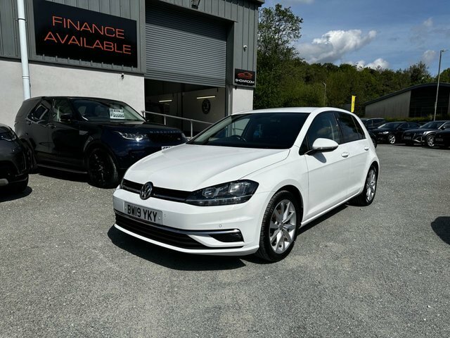 Volkswagen Golf Tdi Gt Hatchback BW19YKY White #4