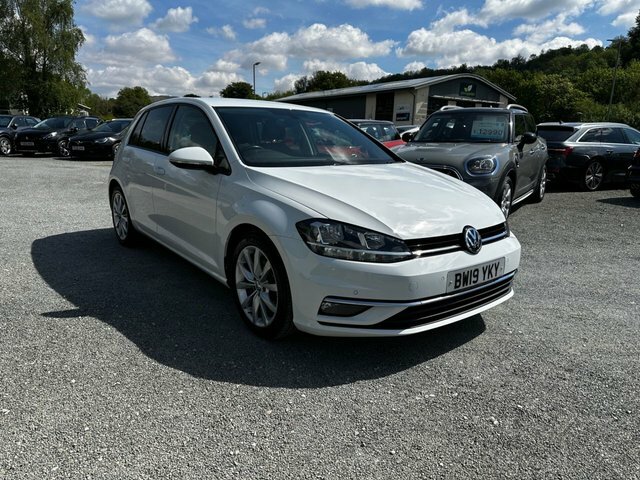 Volkswagen Golf Tdi Gt Hatchback BW19YKY White #2