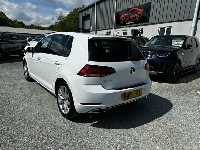 Volkswagen Golf Tdi Gt Hatchback BW19YKY White #5