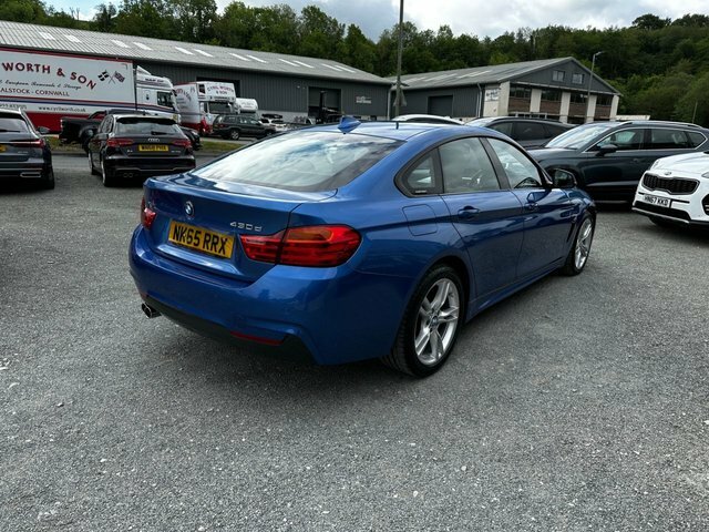 BMW 4 Series Gran Coupe 430D M Sport Hatchback NK65RRX Blue #6