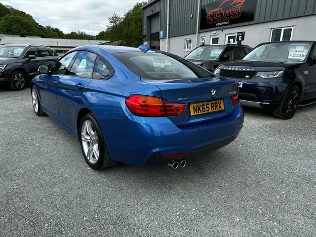 BMW 4 Series Gran Coupe 430D M Sport Hatchback NK65RRX Blue #4